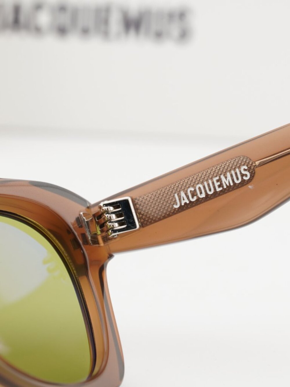 Jacquemus PALMIER JAC/59 C2 Cat Eye Sunglasses - Brown / Green - Picture 4 of 11